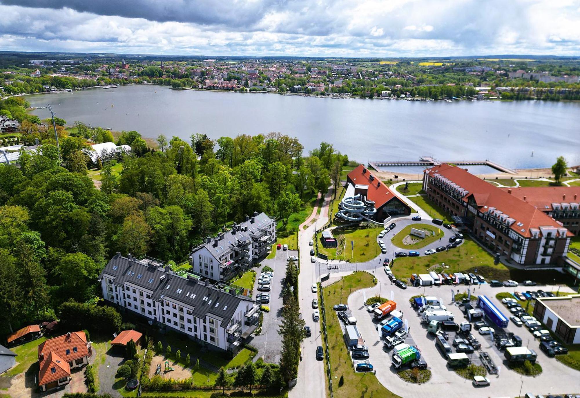 Lake Apart Ostroda - Widok, Przy Plazy, Aquapark, Parking Podziemny, Winda, Netflix Buitenkant foto